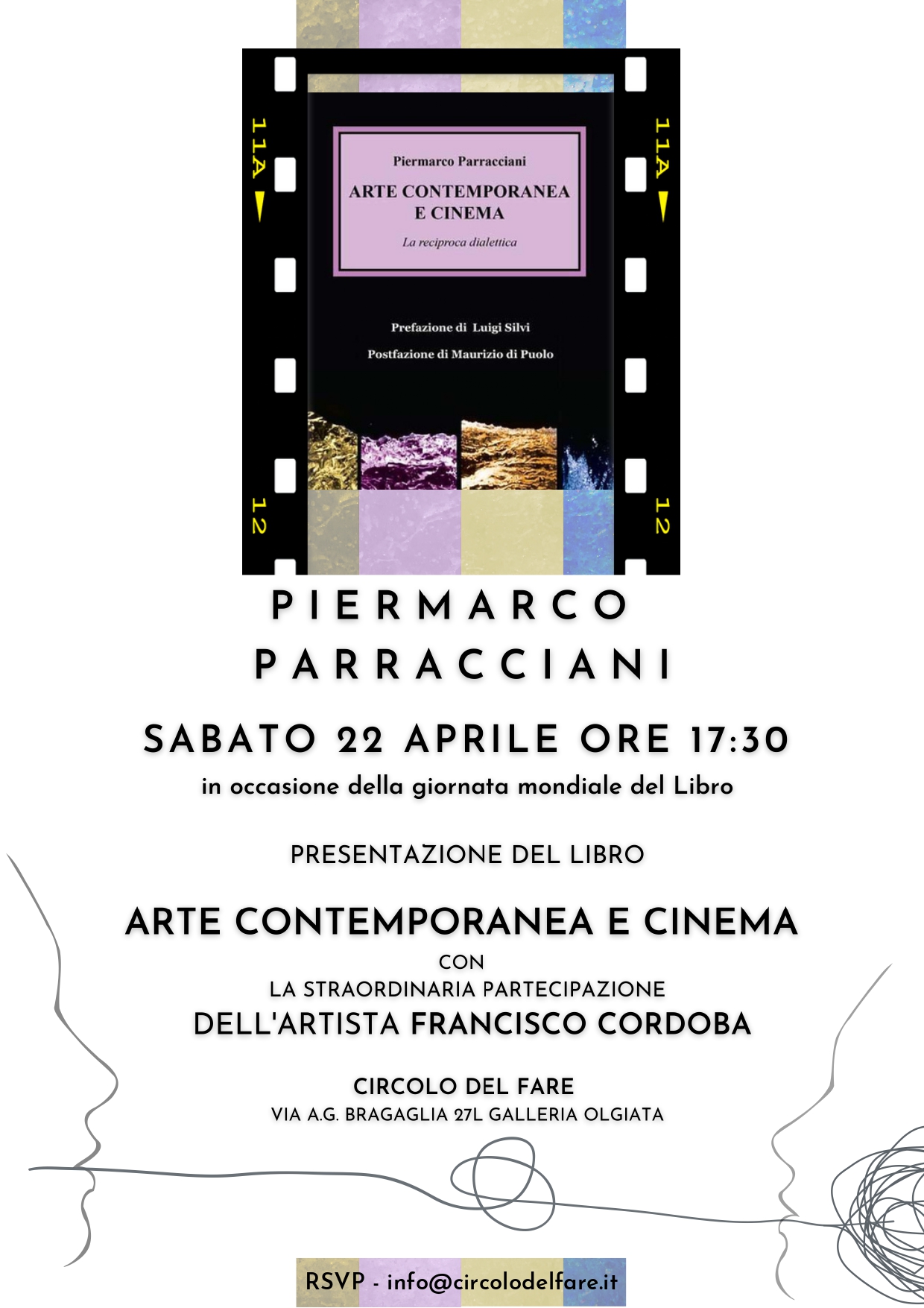 Presentazione del libro "Arte Contemporanea e Cinema" di Piermarco Parracciani