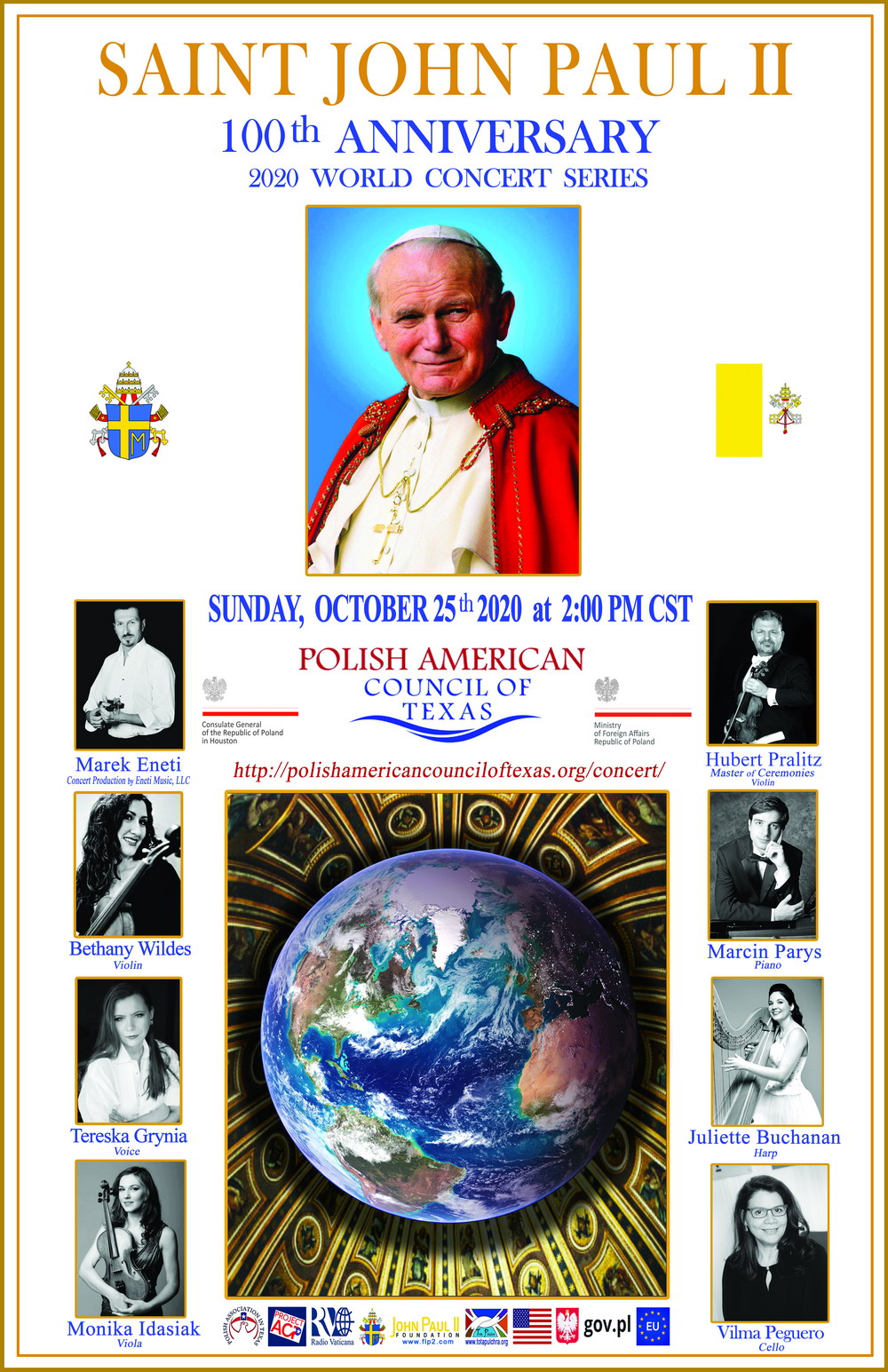 Saint John Paul II 100th Anniversary 2020 World Concert Series