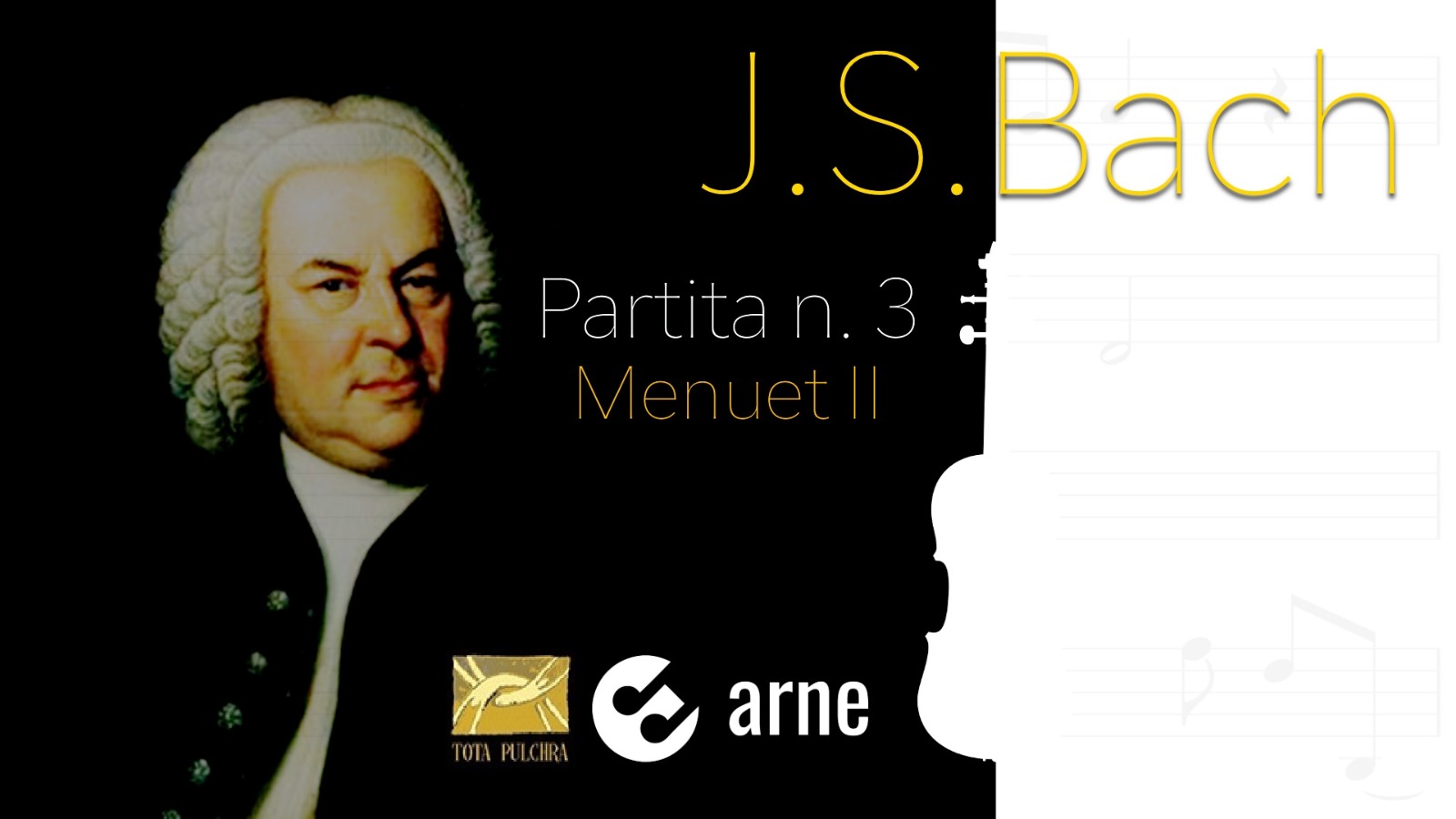 Francesco Arnesano (ARNE) - Bach Partita 3 Minuetto 2