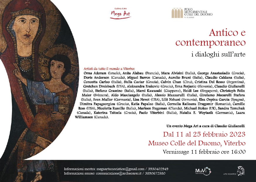 Mostra "Antico e Contemporaneo" presso il Museo Colle del Duomo di Viterbo