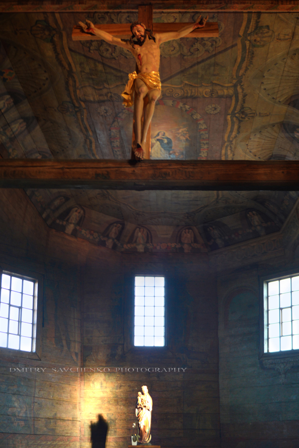 Church of the Assumption of Holy Mary and St. Michael's Archangel, in Haczów, Poland