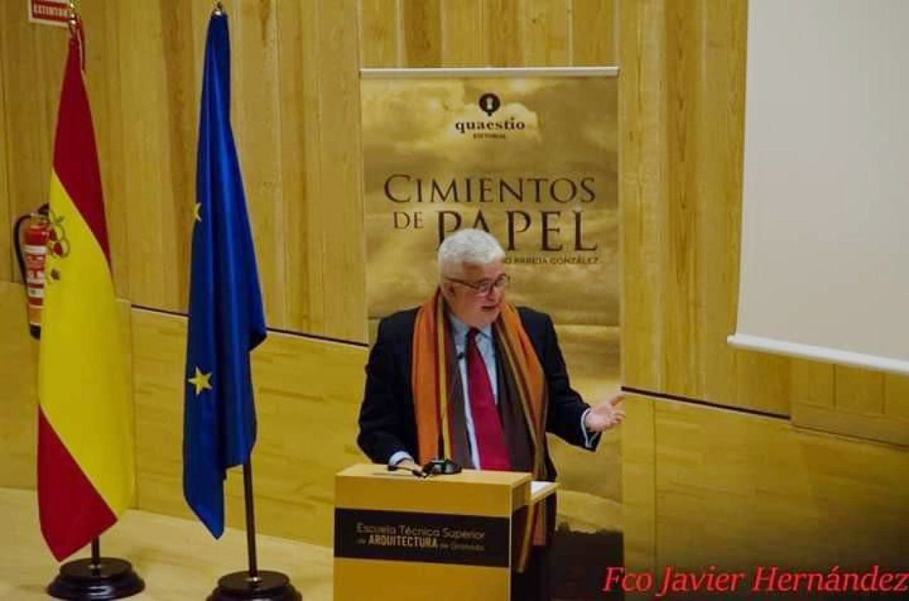 Luis Esteban Pareja González, Former Senator Parlamentarian of Kingdom of Spain. Former Director Programa Socio Cultural de la Exposición Universal de Sevilla.  Lawyer and Writer) 